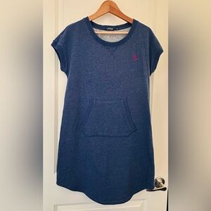 Lauren Ralph Lauren Blue Knit Sleeveless Dress